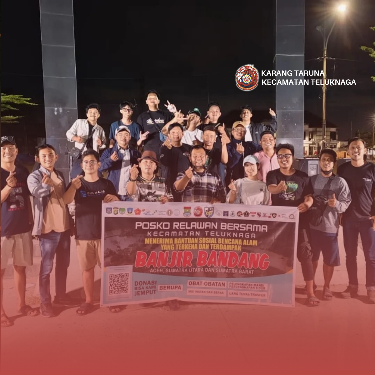 Posko Relawan Bersama Teluknaga Gelar Aksi "Music Charity" untuk Korban Banjir Sumatera